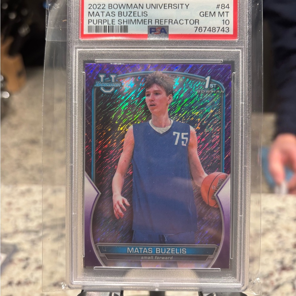 Topps Purple Shimmer Refractor Trading Card